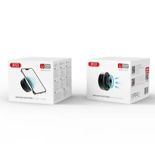 Автодержатель XO C155 Magnetic Car Suction Holder Mount 360°Rotation Magnetic Car Phone черный - фото 4