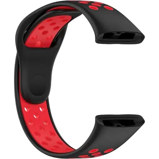 Ремешок DK для Xiaomi Redmi Watch 3 Silicone Sport Band Nike (black / red)
