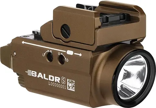 Ліхтар з ЛЦВ Olight Baldr S Green Laser Desert Tan - фото 2