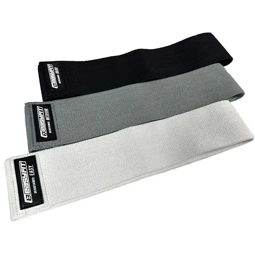 Набір гумок для фітнесу EasyFit тканинних 3 шт. (EF-1820) - фото 1