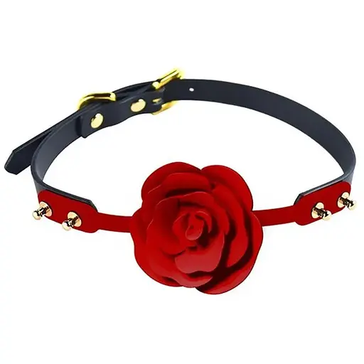 Розкішний кляп у вигляді троянди Zalo - Rose Ball Gag, подвійне використання