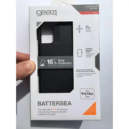 Протиударний чохол Gear4 Battersea D3O для Samsung Galaxy S21 Plus 5G (6.7") Black - фото 3