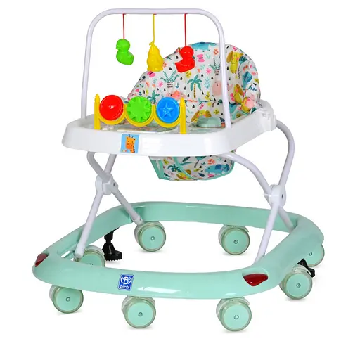 Ходунки, дуга із підвісками, колеса 8 шт., 2 стопори, музика, світло, на батарейках - фото 2