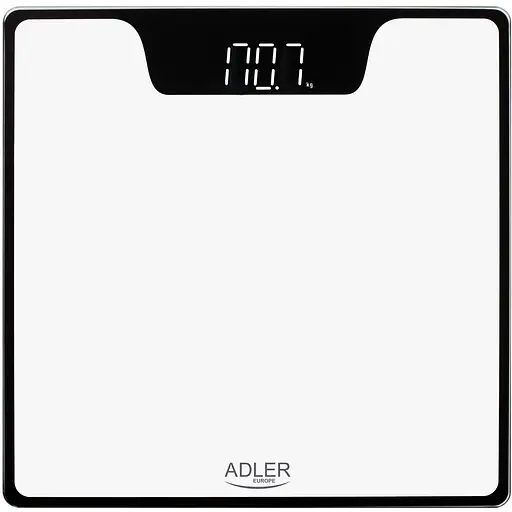 Весы напольные Adler AD 8174 white электронные/ 180кг/ 2хААА/ автовыключение - фото 1