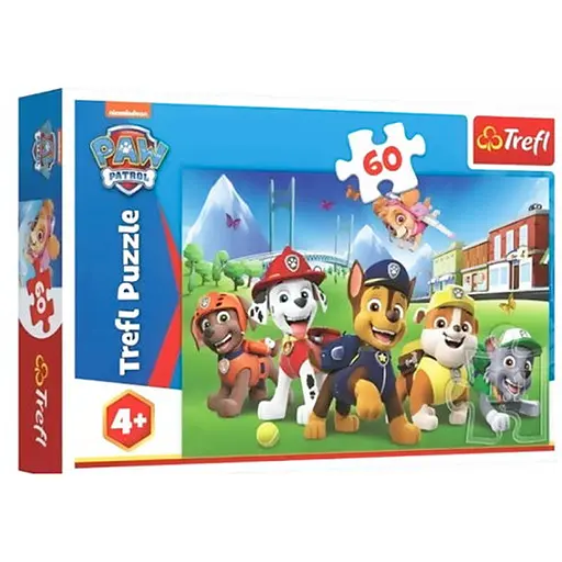 Пазл Trefl Патруль на подвір'ї Щенячий патруль 60 ел. (17375) - фото 1