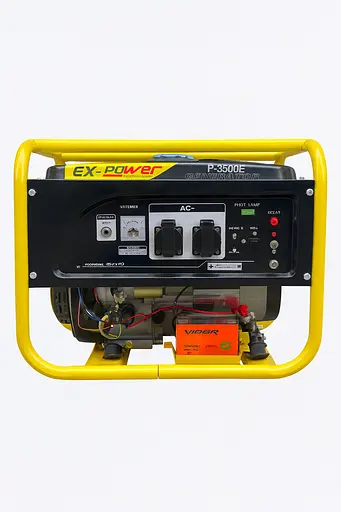 Генератор бензиновий EX-POWER P3500E 3.0 кВт мідна обмотка електро стартер