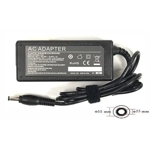 Блок живлення для ноутбуків ACER, ASUS 220V, 19V 65W 3.42A (5.5*2.5)
