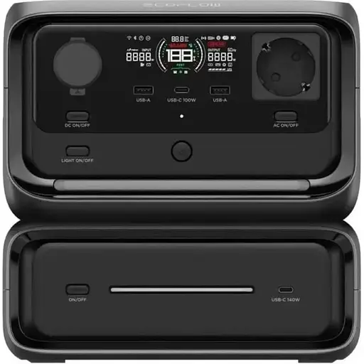 Комплект зарядної станції EcoFlow RIVER 3 Max (EFRIVER3Max-EU-CBOX) (572Wh | 600W) - фото 1