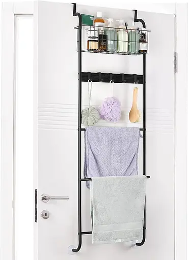 Дверна вішалка для рушників для ванної кімнати - фото 2