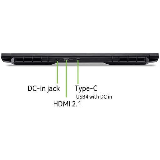 Ноутбук Ігровий Acer Nitro V 17 AI ANV17-41-R5KX 7 260 la 51GHz,IPS,16GB DDR5,1TB,RTX 5060 8GB,Без ОС - фото 9