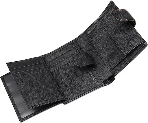 Мужской кожаный кошелек Vintage 9.5х12 см acs0015340 - фото 6