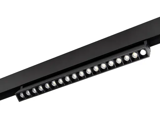 Магнитный трековый поворотный светильник KW-293/18W NW DC48V BK Brille 48-182 - фото 2