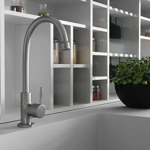 Кран на одну воду Kroner KRP Edelstahl Klassisch - ESG098 (CV022970) - фото 2