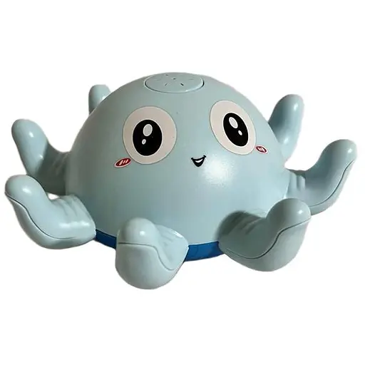 Іграшка для ванни Восьминіг із фонтаном блакитний