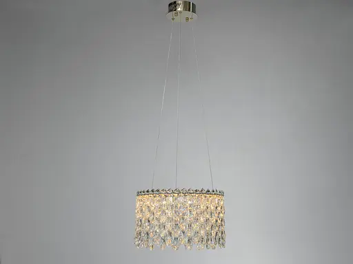 Світлодіодна підвісна люстра Diasha 52 Вт золото - фото 2