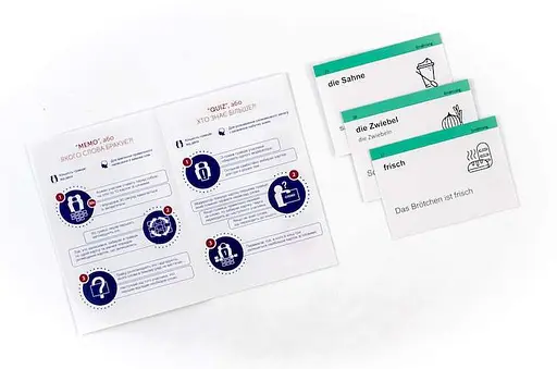 Настольная игра English Student Карточки для изучения немецкого языка Ниже среднего English Student A2 (укр.) (59122578) - фото 5