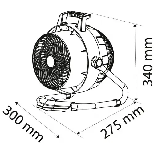 Теплова гармата Neo Tools 2,4 кВт (90-070) - фото 5