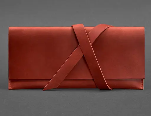 Кожаный женский тревел-кейс Voyager 1.0 Коралл - фото 1