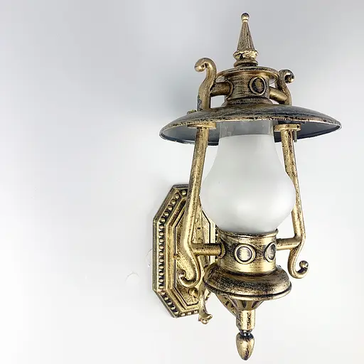 Настінний світильник для вулиці з скляним плафоном Line.F 3041 W BG - фото 6