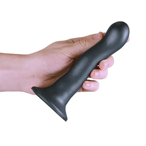 Фаллоимитатор Ouch! Curvy G-Spot Dildo 7apos;apos; 17 cm (серый) - фото 4