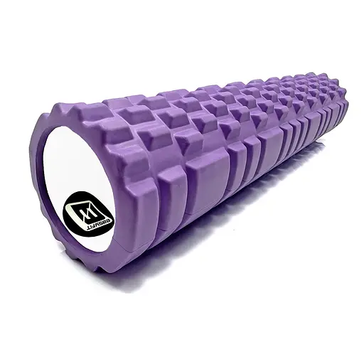 Массажный роллер EasyFit Grid Roller 60 см v.3.1 фиолетовый (EF-2037-V) - фото 1