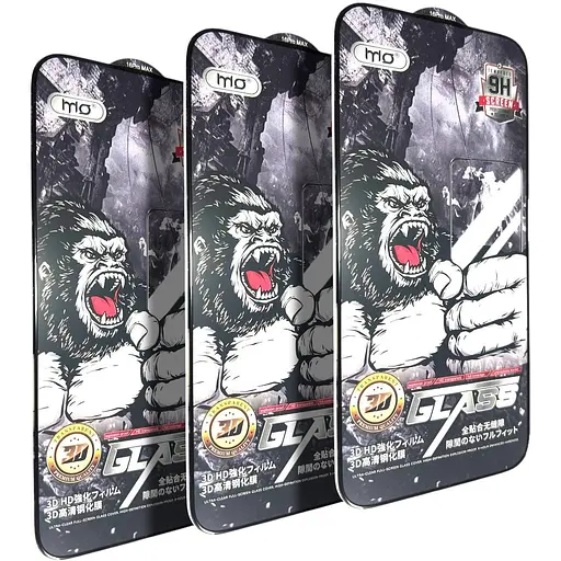 Защитное стекло DK для Apple iPhone 16 Pro Max Full Glue 3D MO King Kong 019467 black 3 шт.