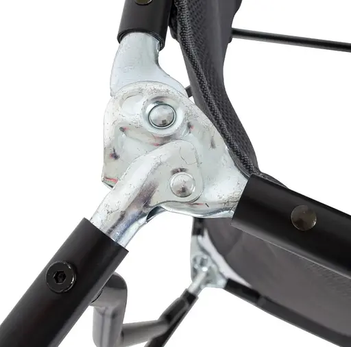 Ліжко розкладне Bo-Camp Sun Lounger With Sunscreen 5 Positions Grey (1304492) (DAS303260) - фото 6