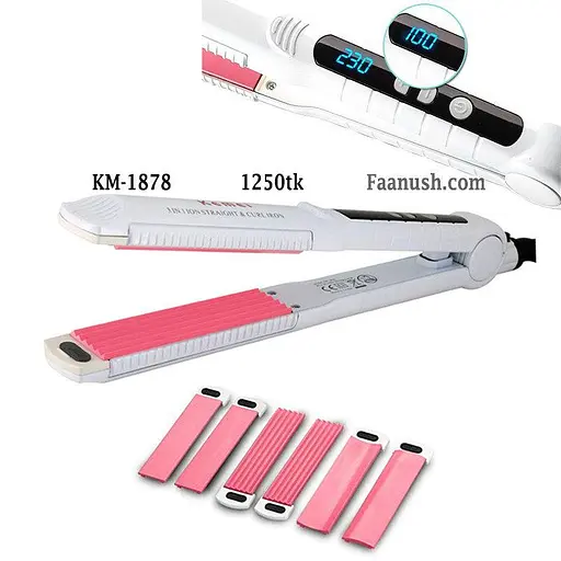 Стайлер Kemei KM-1878 3 в 1 універсальний - фото 3