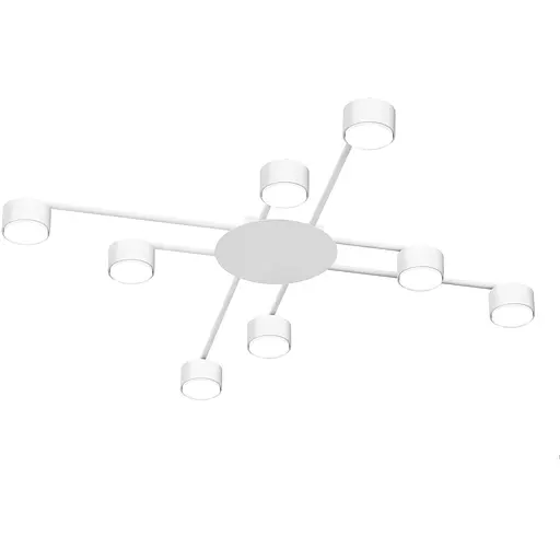 Светильник Videx под лампу 8xGX53 накладной белый (VL-SPF22B-W)