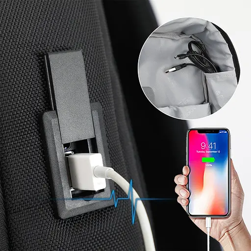 Рюкзак для ноутбука Aoking SN2120 43x31x14 см черный - фото 5