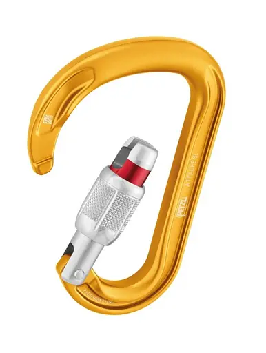 Карабін Petzl Attache Screw-Lock Yellow (1052-M038AA00) - фото 2