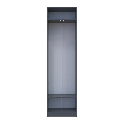 Шафа для одягу Doros Сола Графіт/Сірий ДСП 60х40х215 (44900341) - фото 6