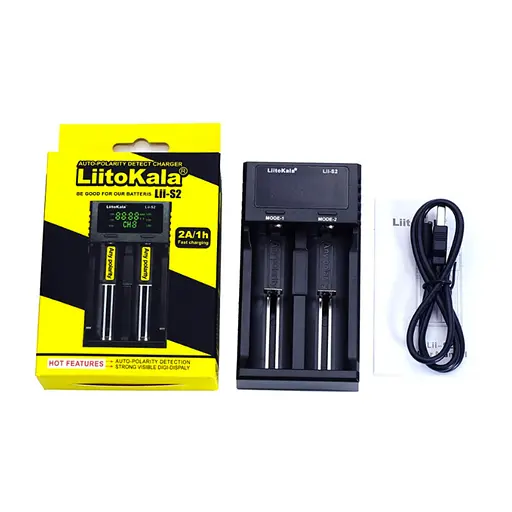 Заряднoe устройство Liitokala lii-S2 на 2 канала (для Ni-MH, Ni-CD, Li-Ion, LiFePo4) - фото 8