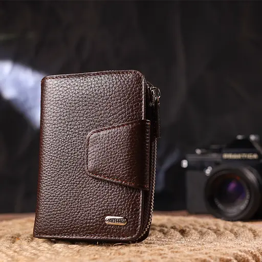 Кожаный женский кошелек Canpellini 9.5х13.2х3 см acs0025109 - фото 8