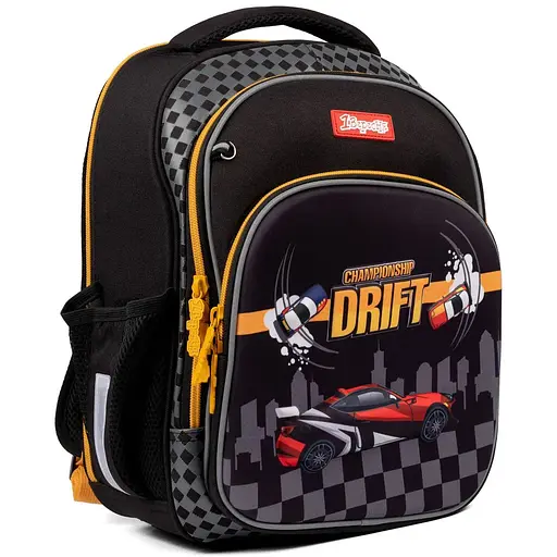 Школьный рюкзак 1Вересня каркасный S-106 MAXDRIFT  черный - фото 1