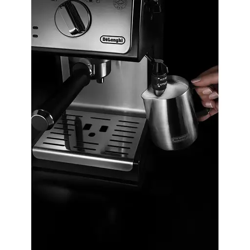 Кофеварка DeLonghi ECP 35.31 BK Steel эспрессо с трубкой-капучинатором 15 бар - фото 6