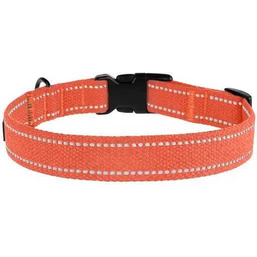 Нашийник для собак Barksi Сotton L 35-53х 2.5 см помаранчевий - фото 4
