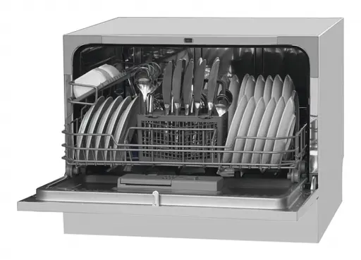 Посудомоечная машина Hansa Hansa настольная, 6 комплектов A+, 55 см, дисплей, серебристый - фото 10