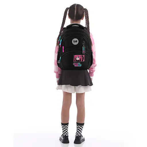 Рюкзак GoPack Education 175M-2 Anime girl Чорний (GO26-175M-2) - фото 17