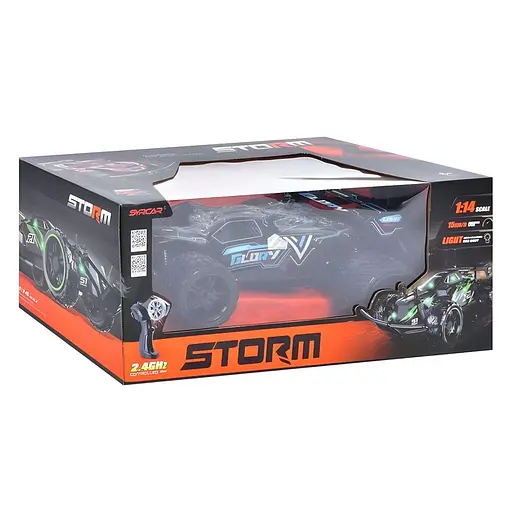 Радіокерований джип 666-830A, 34 см, 2.4G, акумулятор, амортизація, світло, ударостійкий корпус, масштаб 1:14 - фото 2