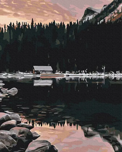 Картина по номерам на подрамнике Brushme На краю света