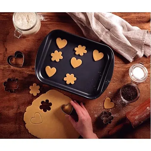 Форма для випікання Tramontina Brasil прямокутна 27.3x20x3.5 см графіт (20053/022) - фото 6