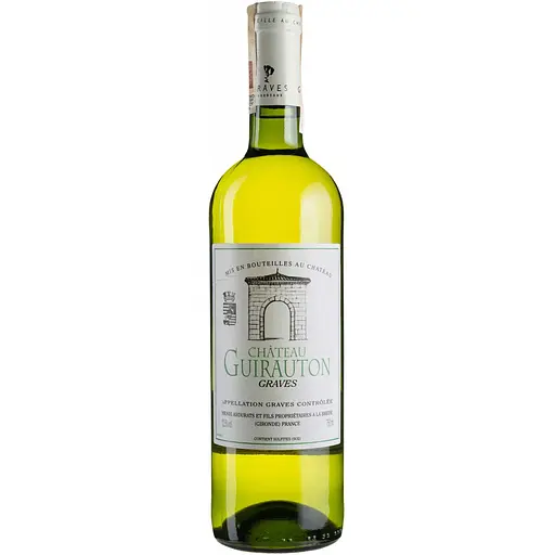 Вино Chateau Guirauton Blanc белое сухое 0.75 л