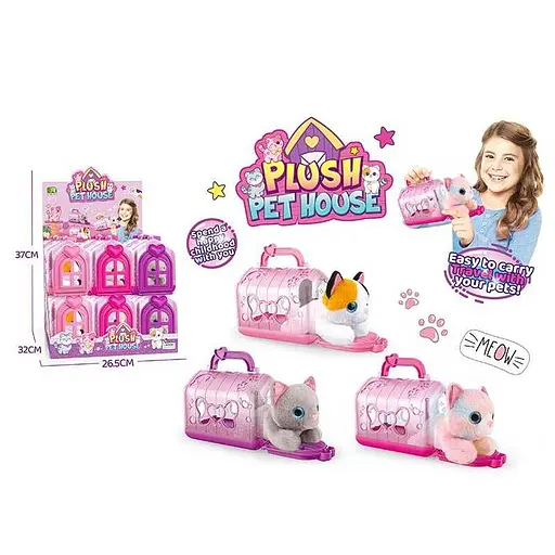 М’яка іграшка Котеня в клітці, DR5118 (В асортименті) - фото 2