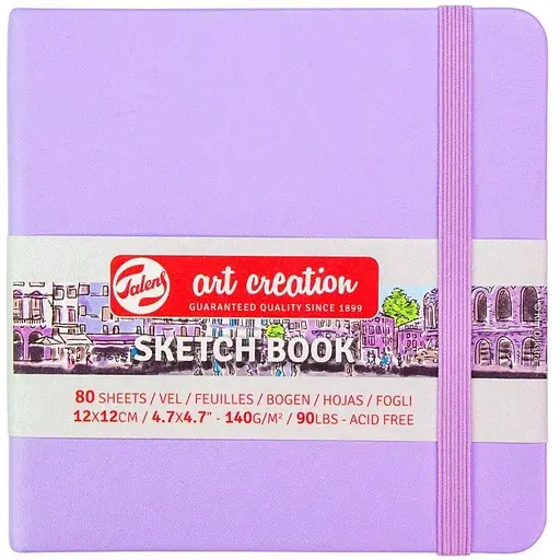 Блокнот для графики Royal Talens Art Creation 12х12 см 140г/м2 80л Pastel Violet - фото 1