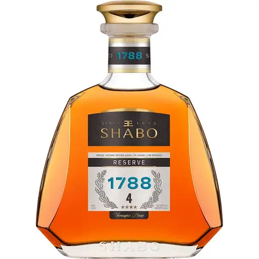 Бренди Украины Shabo Reserve 1788, 4 звезды, 40 %, 0,5 л - фото 1