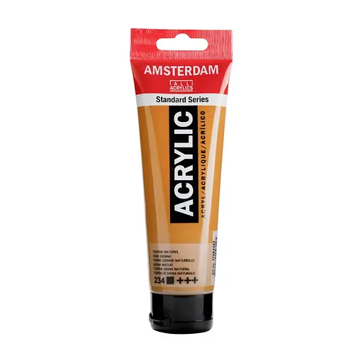 Фарба акрилова Amsterdam 234, Сієна натуральна 120 мл