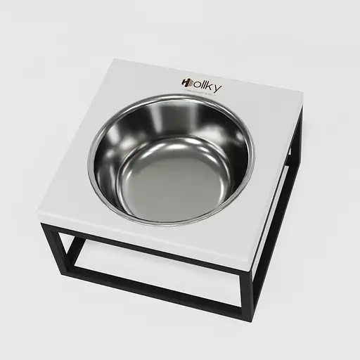 Hollky Base Solo M — миска на підставці для котів і середніх собак (1 × 0,8 л) - фото 6