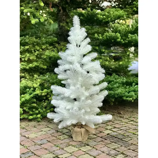 Ялинка Hvoya Premium лита в мішковині 90 см біла - фото 8