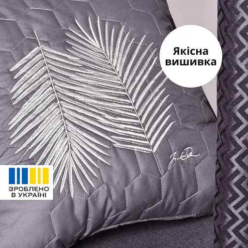 Набор декоративных подушек Ideia Листья Папоротника и Монстера 50х50 см (8-35961) - фото 7